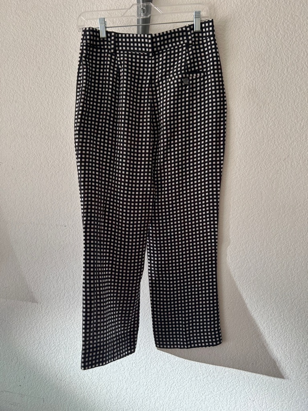 EQUIPMENT Bergen Silk Pants Cropped Check size 2 - Picture 3 of 6